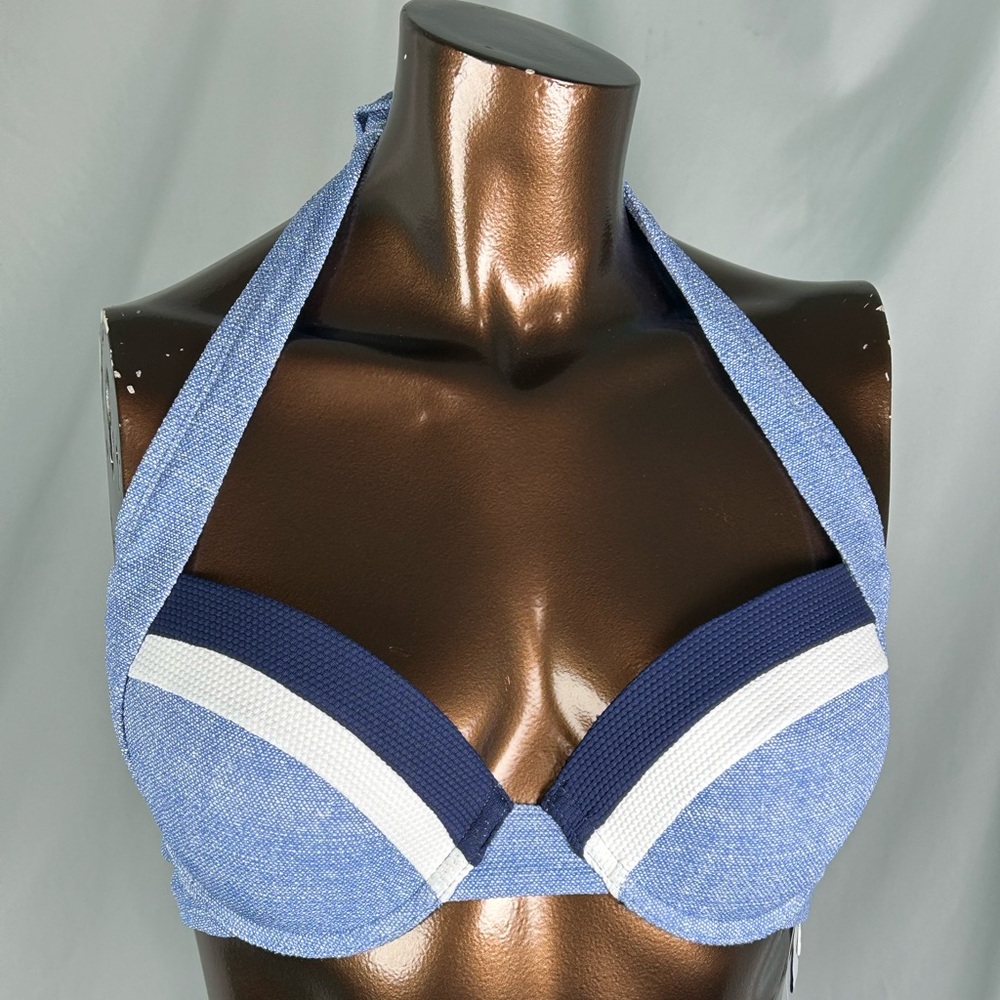 Tommy Bahama Island Cays Colorblock Bikini Top - 34B - New